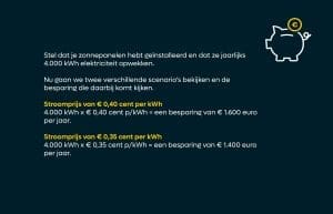 Berekening dalende energieprijzen 2023